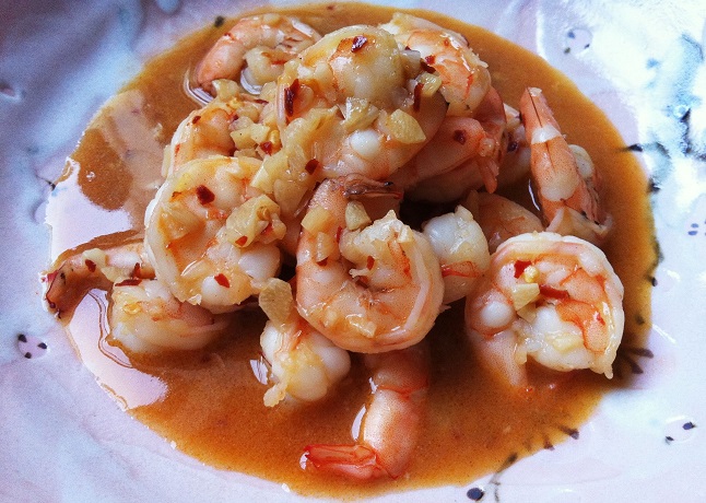 Asian style shrimp recipe