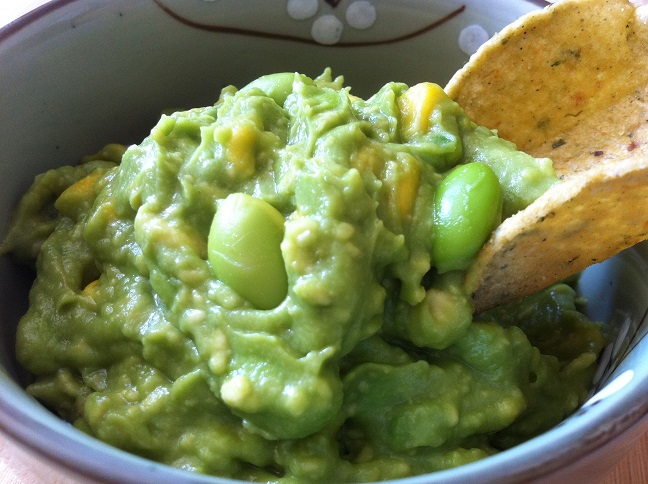 Sweet Corn and Edamame Guacamole Dip | Cooking with a Wallflower